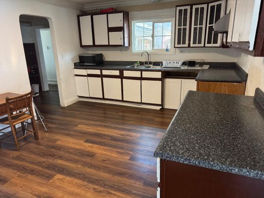 Interior, Kitchen, Wood Texture Flooring