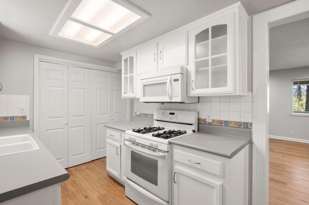 Interior, Kitchen, Wood Texture Flooring