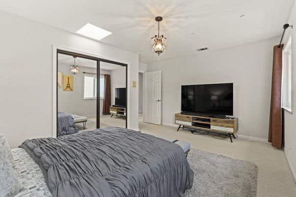 Bedroom, Interior, Pendant Lights
