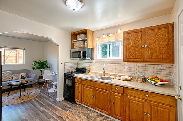 Dining room, Interior, Kitchen, Wood Texture Flooring