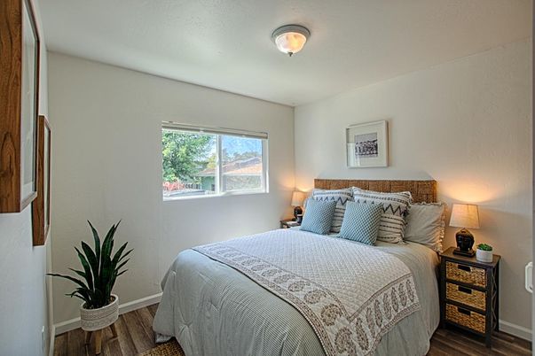 Bedroom, Interior, Wood Texture Flooring