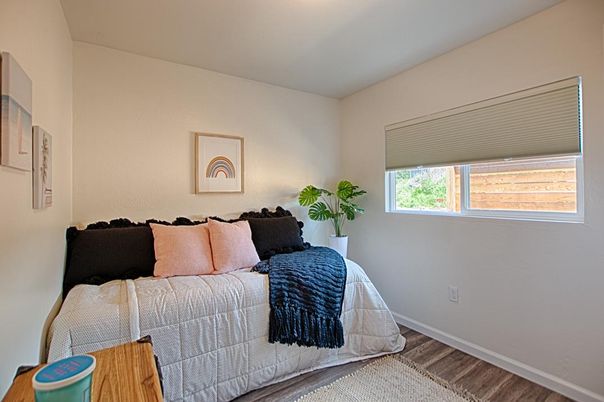 Bedroom, Interior, Wood Texture Flooring