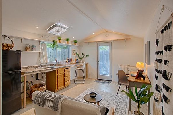 Interior, Kitchen, Living room, Recessed Lighting