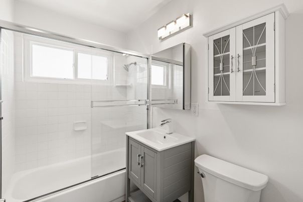 Bathroom, Glass Shower, Interior