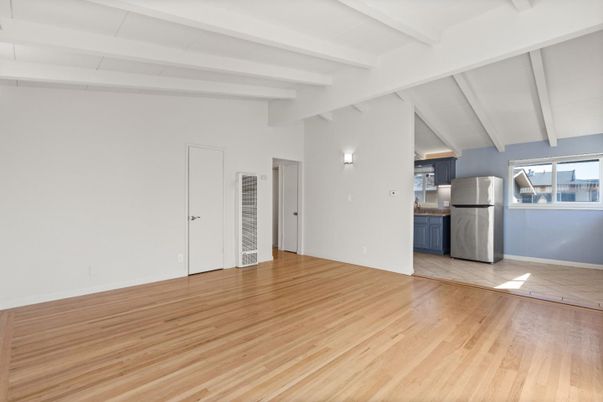 Empty room, Interior, Kitchen, Wood Texture Flooring