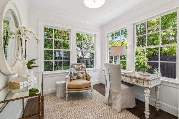 Home Office, Interior, Wood Texture Flooring