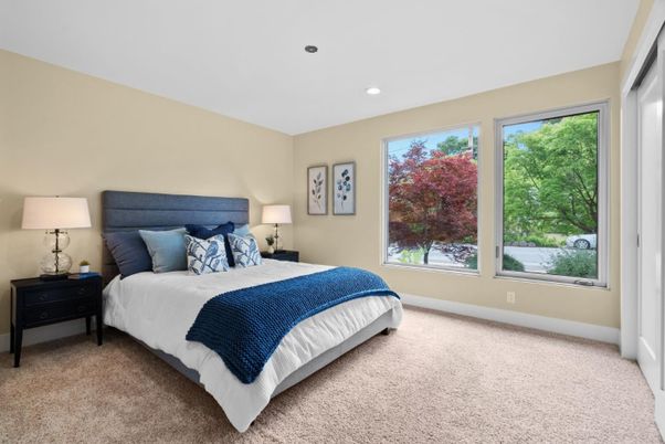 Bedroom, Interior, Recessed Lighting