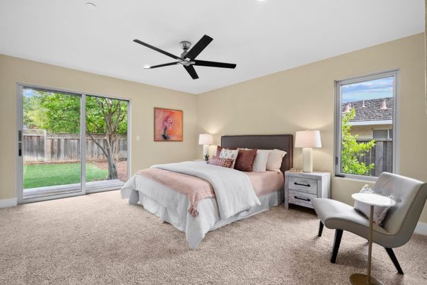Bedroom, Interior, Recessed Lighting