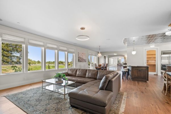 Dining room, Interior, Kitchen, Living room, Pendant Lights, Recessed Lighting, Wood Texture Flooring