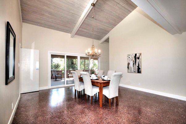 Chandelier, Dining room, Interior, Wooden Ceilings