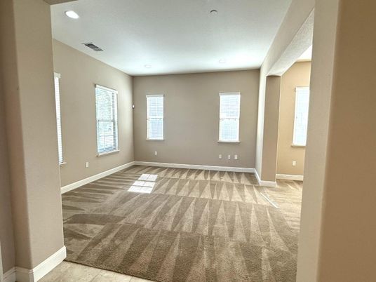 Empty room, Interior, Recessed Lighting