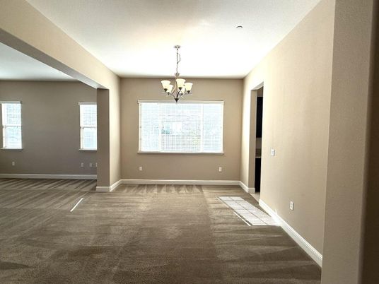 Chandelier, Empty room, Interior