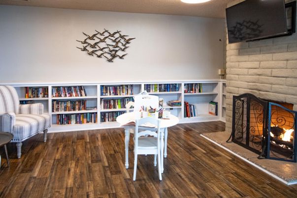 Fireplace, Interior, Stone Walls, Wood Texture Flooring