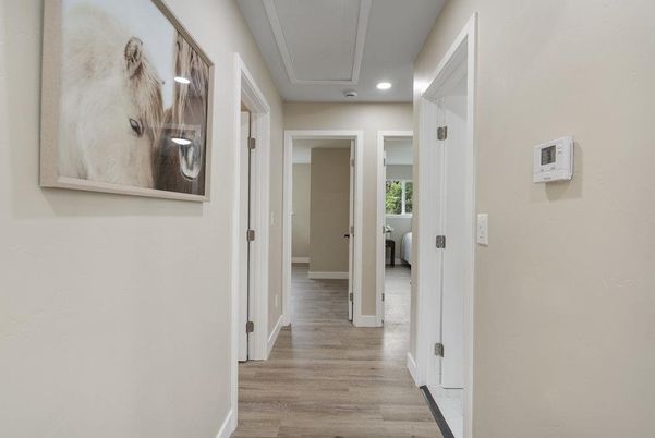 Interior, Recessed Lighting, Wood Texture Flooring