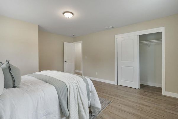 Bedroom, Interior, Wood Texture Flooring