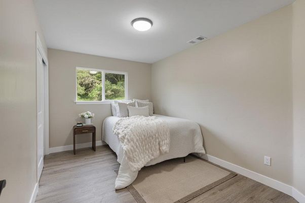 Bedroom, Interior, Wood Texture Flooring