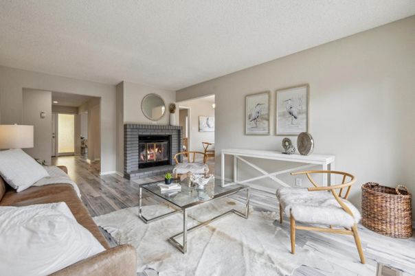 Fireplace, Interior, Living room, Wood Texture Flooring