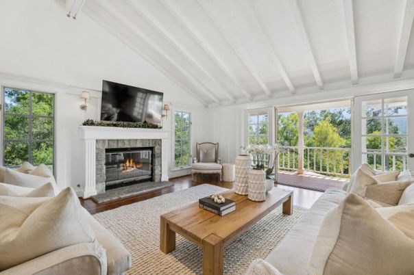 Fireplace, Interior, Living room, Wood Texture Flooring