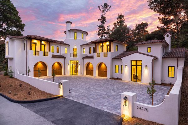 Backyard, Exterior, Facade, Spanish Mediterranean