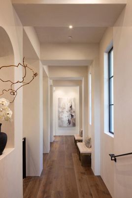 Interior, Recessed Lighting, Wood Texture Flooring