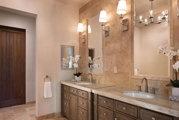 Bathroom, Dual Sink Vanities, Interior