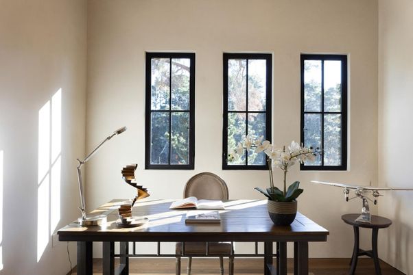 Home Office, Interior, Wood Texture Flooring