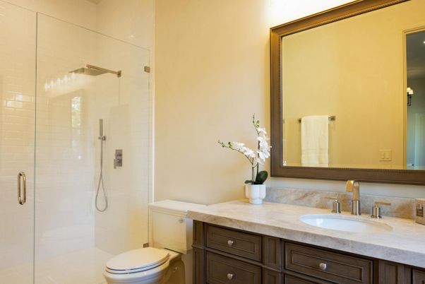 Bathroom, Glass Shower, Interior