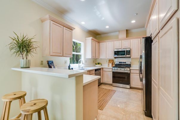 Interior, Kitchen, Recessed Lighting, Stainless Steel Appliances