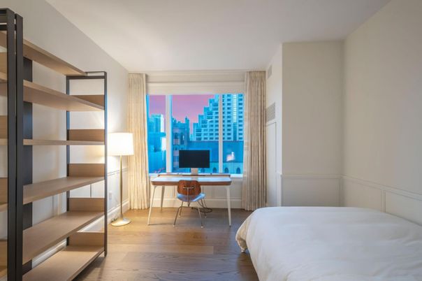 Bedroom, Home Office, Interior, Wood Texture Flooring