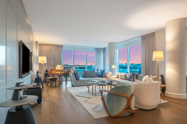 Interior, Living room, Piano, Water, Wood Texture Flooring