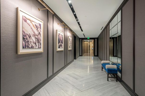Interior, Recessed Lighting, Wood Texture Flooring