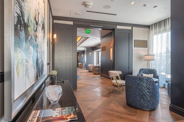 Interior, Recessed Lighting, Wood Texture Flooring