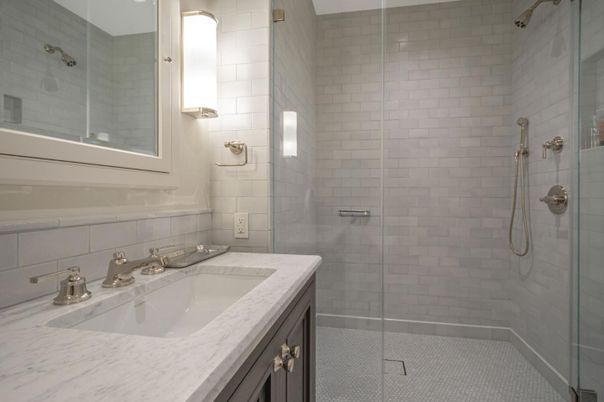 Bathroom, Glass Shower, Interior