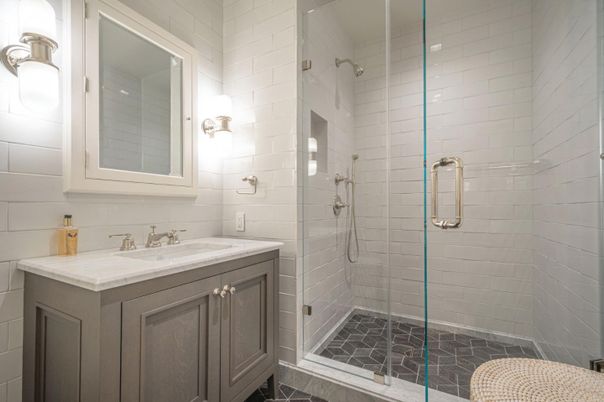 Bathroom, Glass Shower, Interior