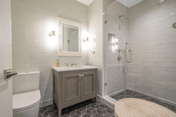 Bathroom, Glass Shower, Interior