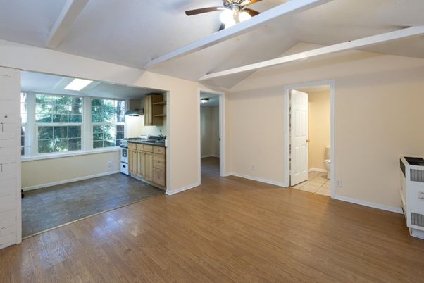 Empty room, Interior, Kitchen, Wood Texture Flooring
