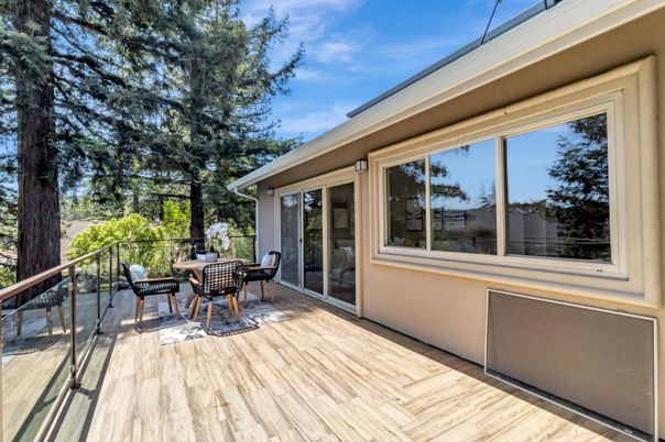 Exterior, Wood Texture Flooring