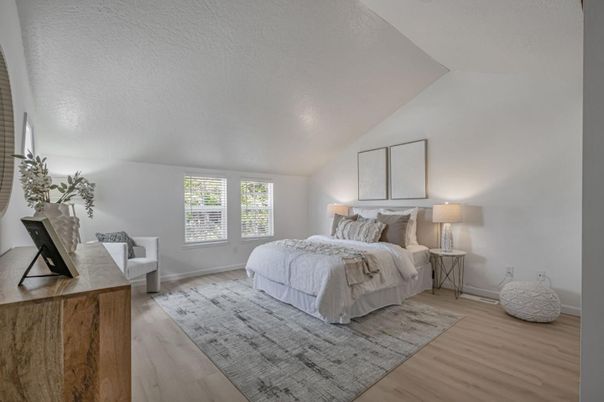 Bedroom, Interior, Wood Texture Flooring