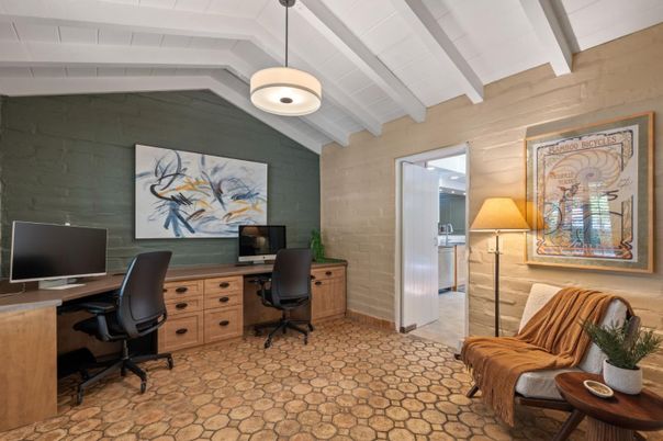 Home Office, Interior, Pendant Lights