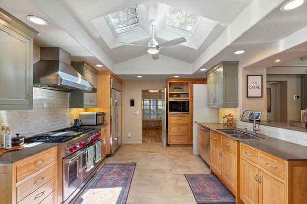 Interior, Kitchen, Recessed Lighting, Stainless Steel Appliances