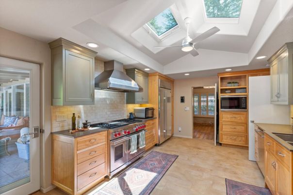 Interior, Kitchen, Recessed Lighting, Stainless Steel Appliances