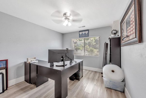 Home Office, Interior, Wood Texture Flooring