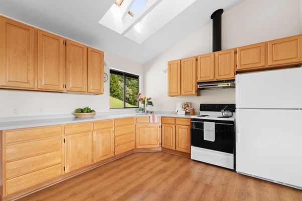 Interior, Kitchen, Wood Texture Flooring