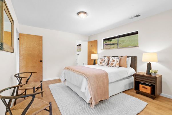 Bedroom, Interior, Wood Texture Flooring