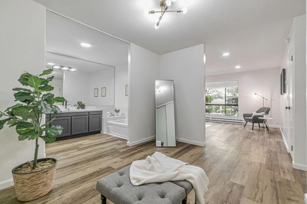 Interior, Recessed Lighting, Wood Texture Flooring