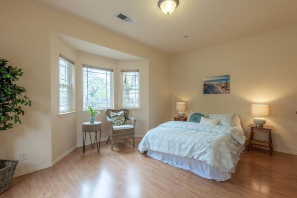Bedroom, Interior, Wood Texture Flooring