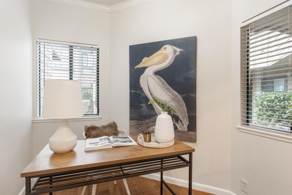 Home Office, Interior, Wood Texture Flooring