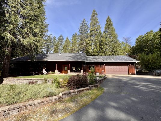 Attached, Exterior, Facade, Brick Facade, Solar Panels, Ranch