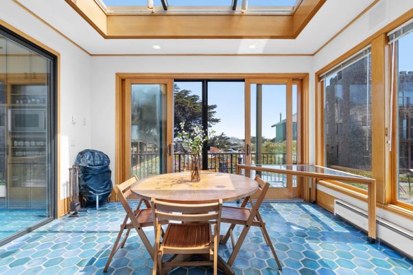 Dining room, Glass Ceilings, Interior, Recessed Lighting, Sun Room