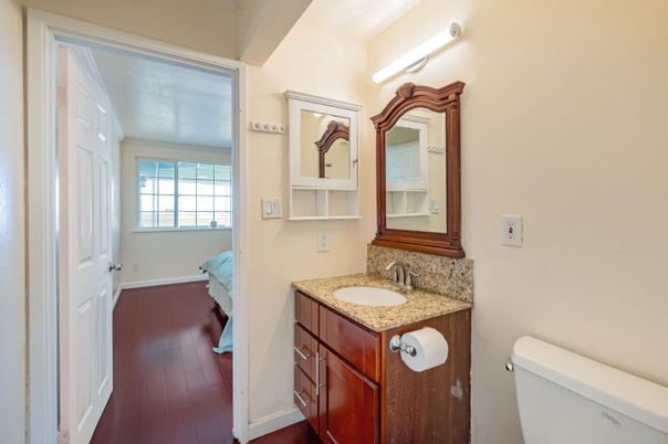 Bathroom, Interior, Wood Texture Flooring